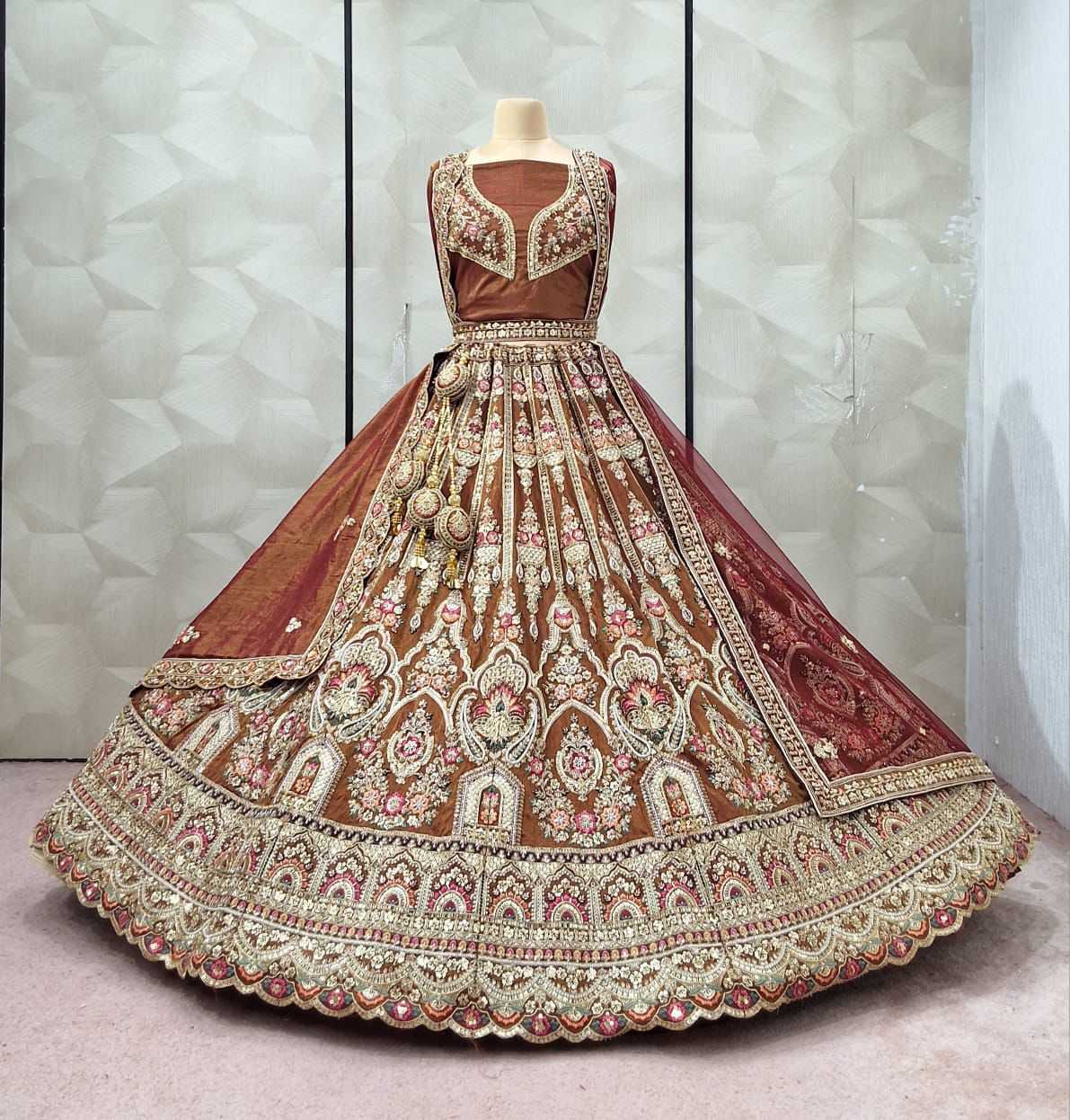 Ynf Tissue KESH530 DURGAVATI Lehengas Wholesale Designer Lehenga Fancy Lehenga Traditional Lehenga Manufacturer