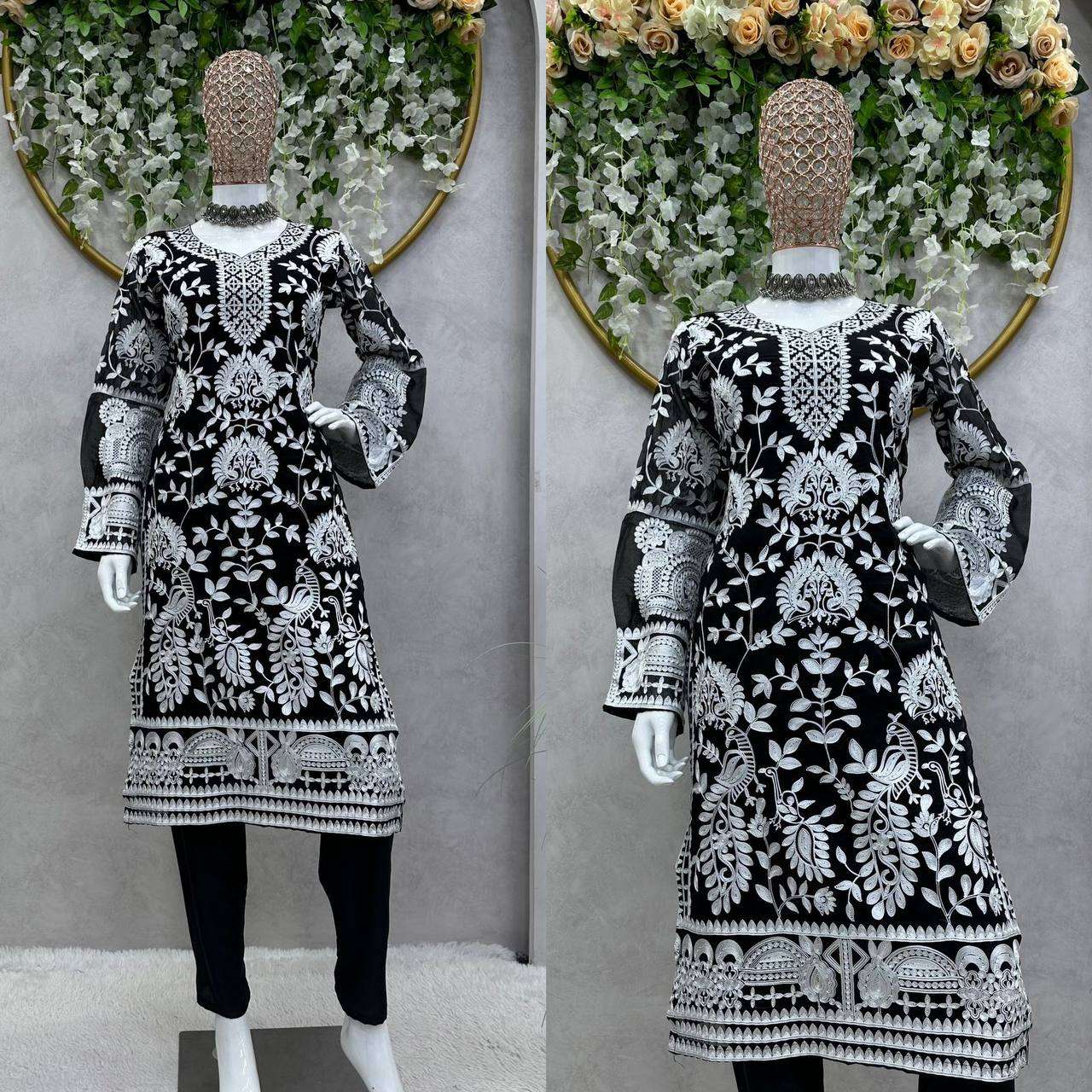 YNF FAUX GEORGETTE RIN133 1452 WHOLESALE KURTIS MANUFACTURER