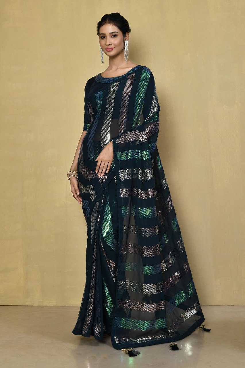 YNF GEORGETTE RVT 413 WHOLESALE SAREE MANUFACTURER