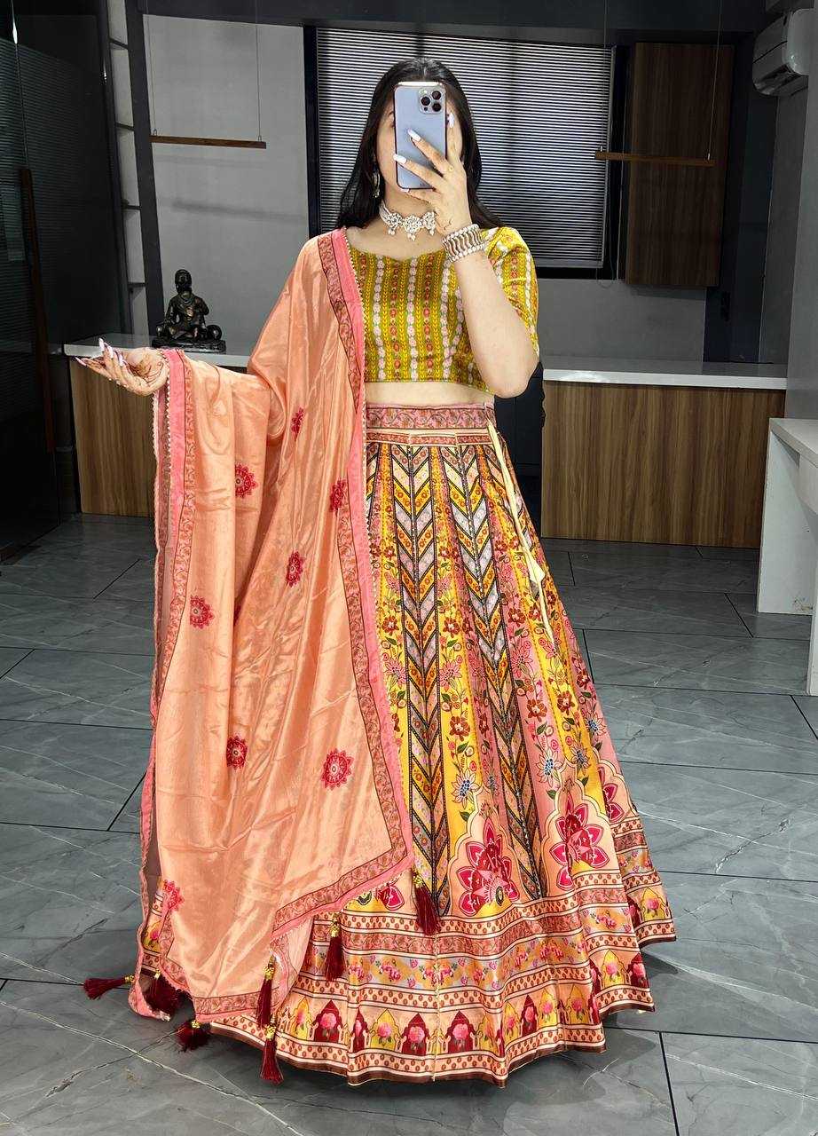 YNF ART SILK GRO 7128 WHOLESALE LEHENGAS MANUFACTURER