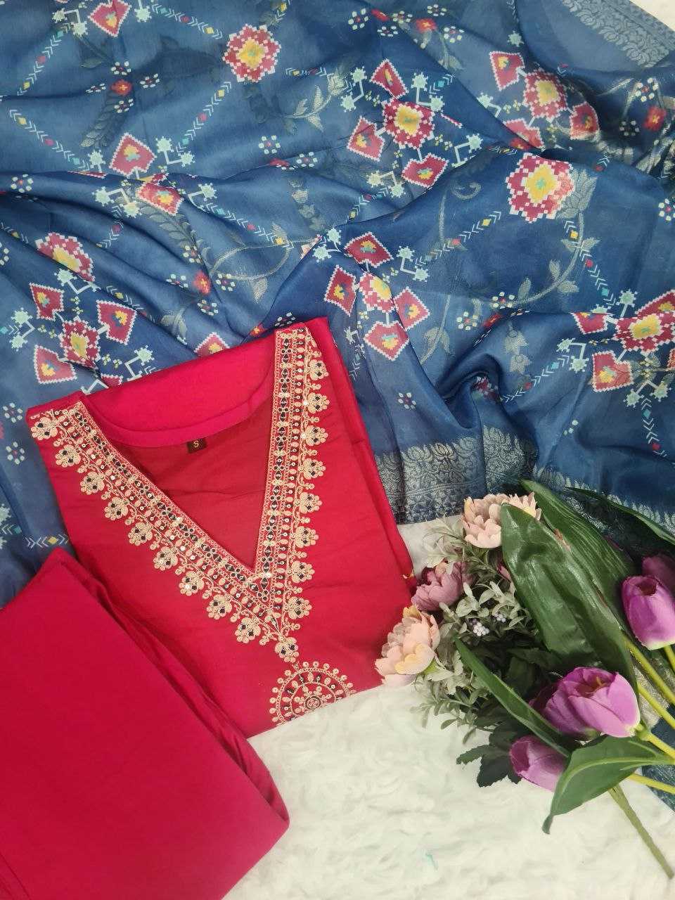 YNF CHANDERI SOFT SMC KALKI WHOLESALE SUITS MANUFACTURER