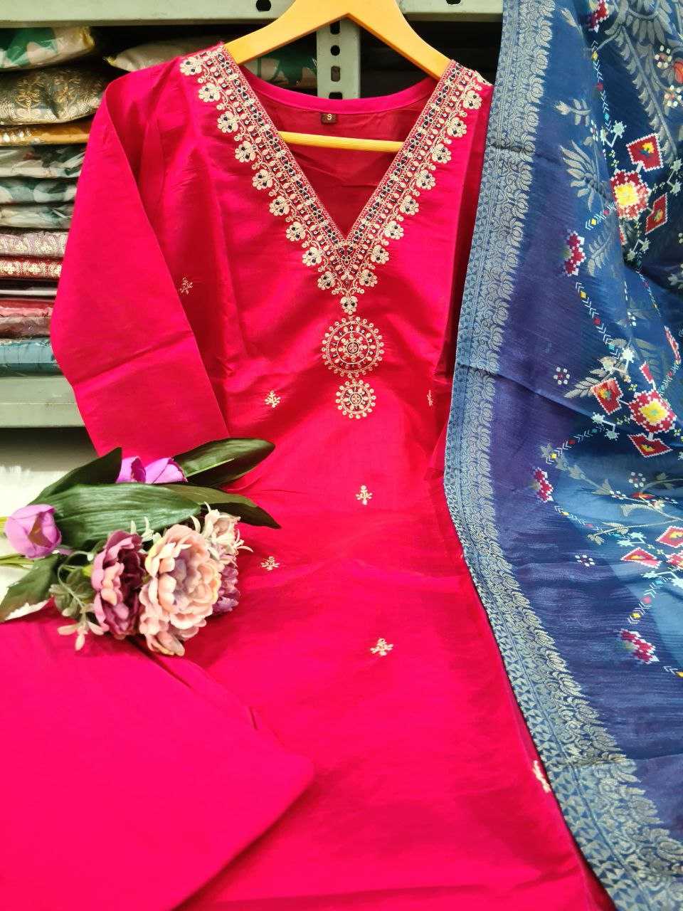 YNF CHANDERI SOFT SMC KALKI WHOLESALE SUITS MANUFACTURER