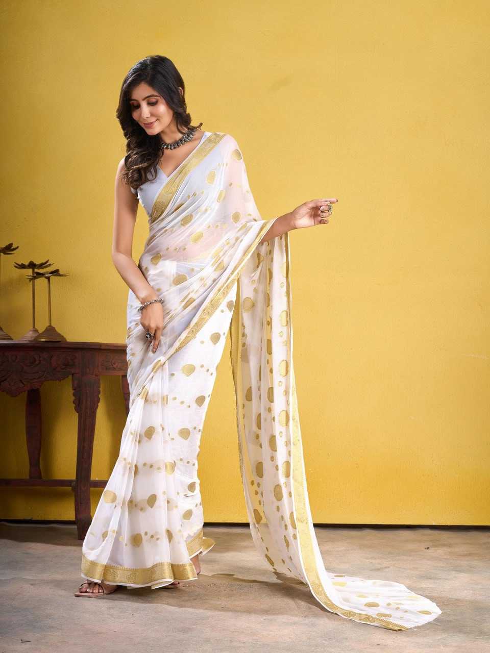 YNF CHIFFON MDR NAZIM WHOLESALE SAREES MANUFACTURER