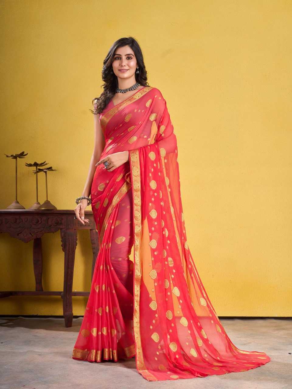 YNF CHIFFON MDR NAZIM WHOLESALE SAREES MANUFACTURER