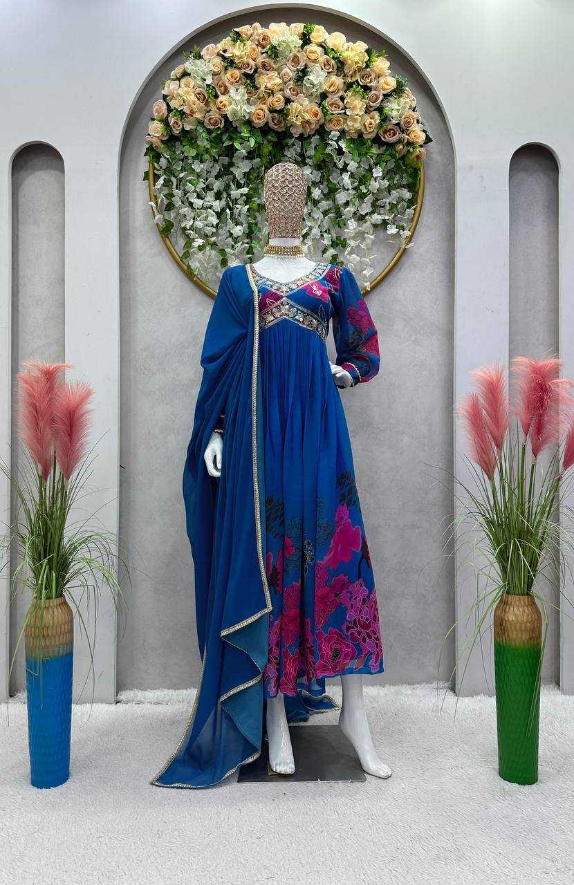 YNF FAUX GEORGETTE RIN133 1451 WHOLESALE SUITS MANUFACTURER