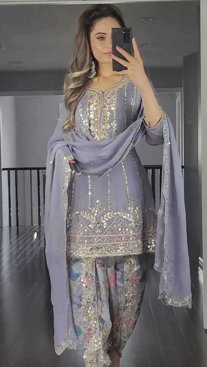 YNF FAUX GEORGETTE RNF 1138 WHOLESALE SUIT MANUFACTURER