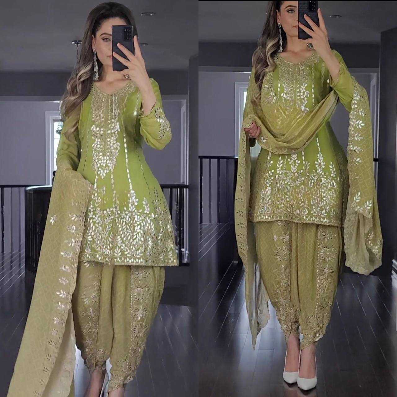 YNF FAUX GEORGETTE RNF 1148 WHOLESALE SUIT MANUFACTURER