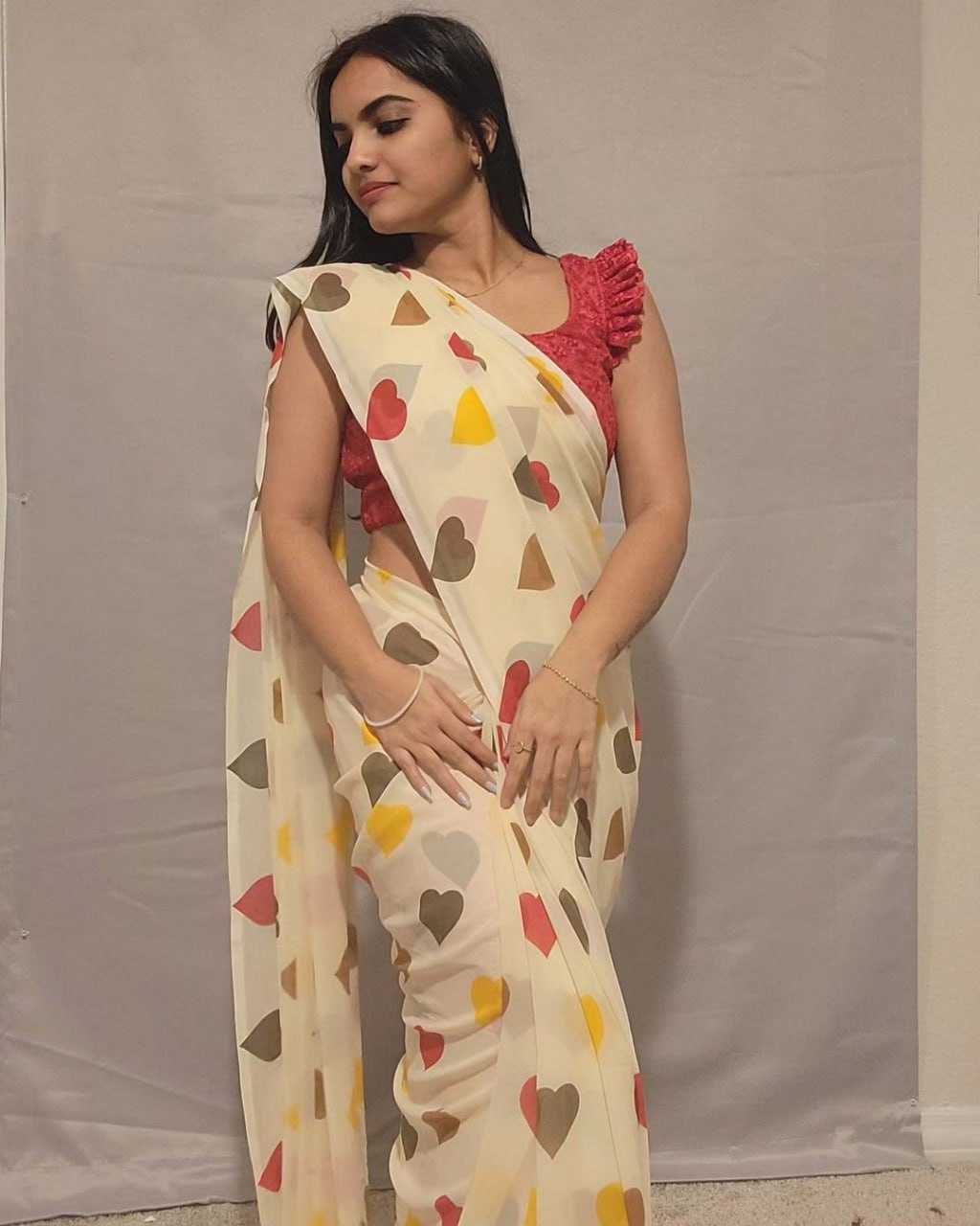 YNF GEORGETTE SRI 215 WHOLESALE SAREES MANUFACTURER