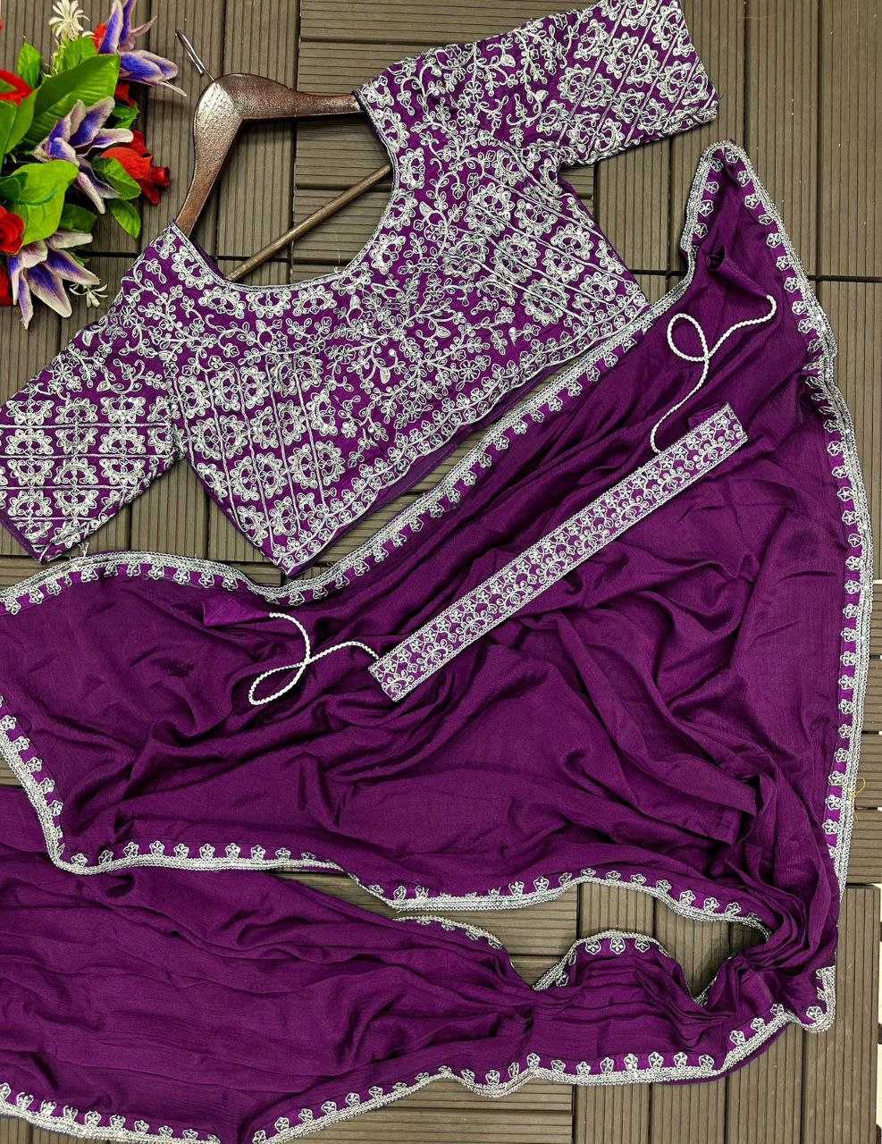 YNF HEAVY CHINNON SILK RHB 103 WHOLESALE SAREES MANUFACTURER