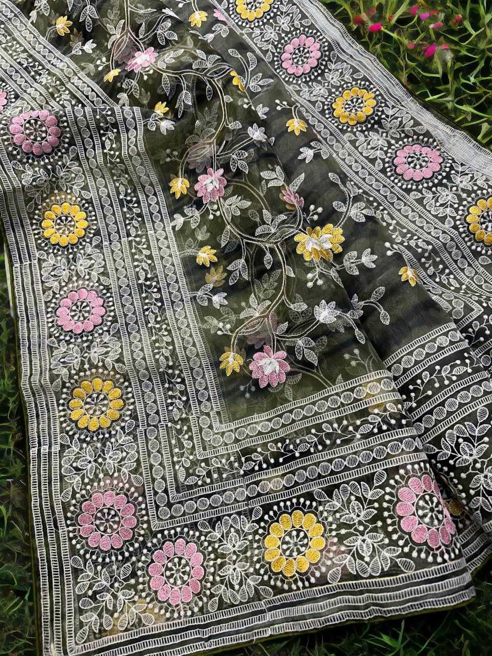 YNF ORGANZA MPL ARIYA WHOLESALE SAREES MANUFACTURER