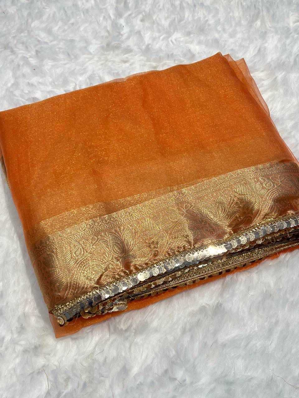 YNF ORGANZA RUD 1123 WHOLESALE SAREES MANUFACTURER         