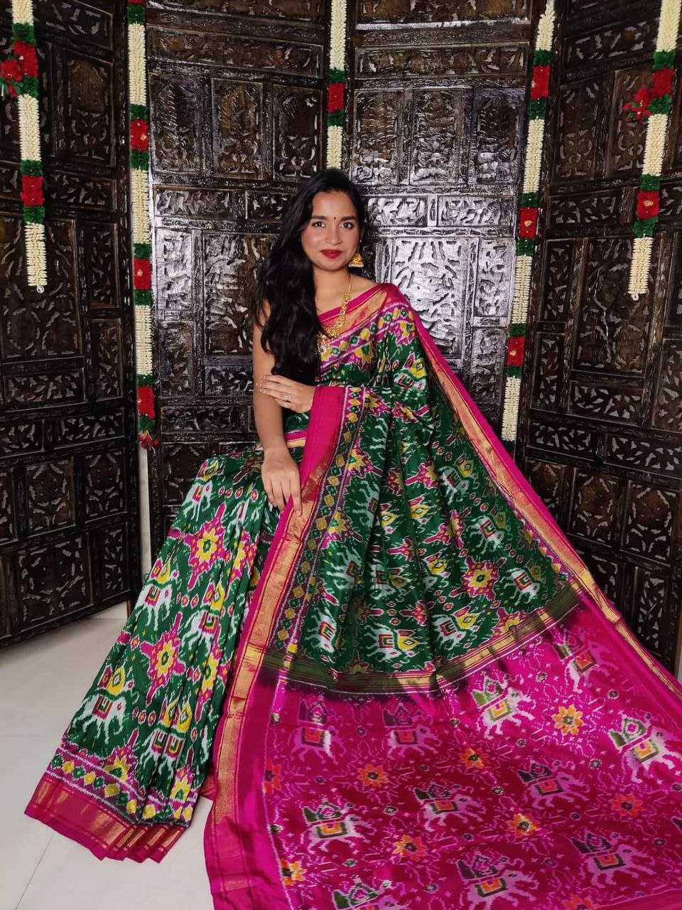 YNF PATOLA SILK RRI IKKAT WHOLESALE SAREE MANUFACTURER