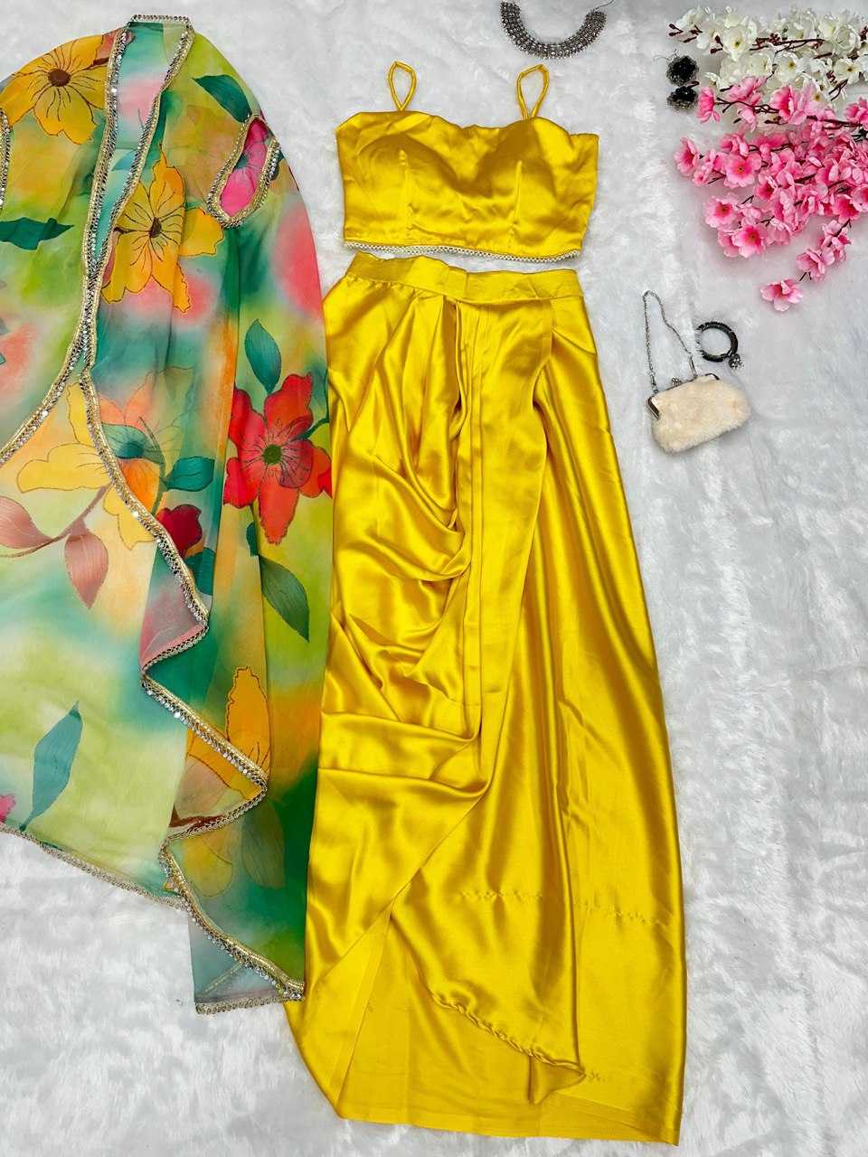 YNF SATIN SILK SWC 188 WHOLESALE SUITS MANUFACTURER