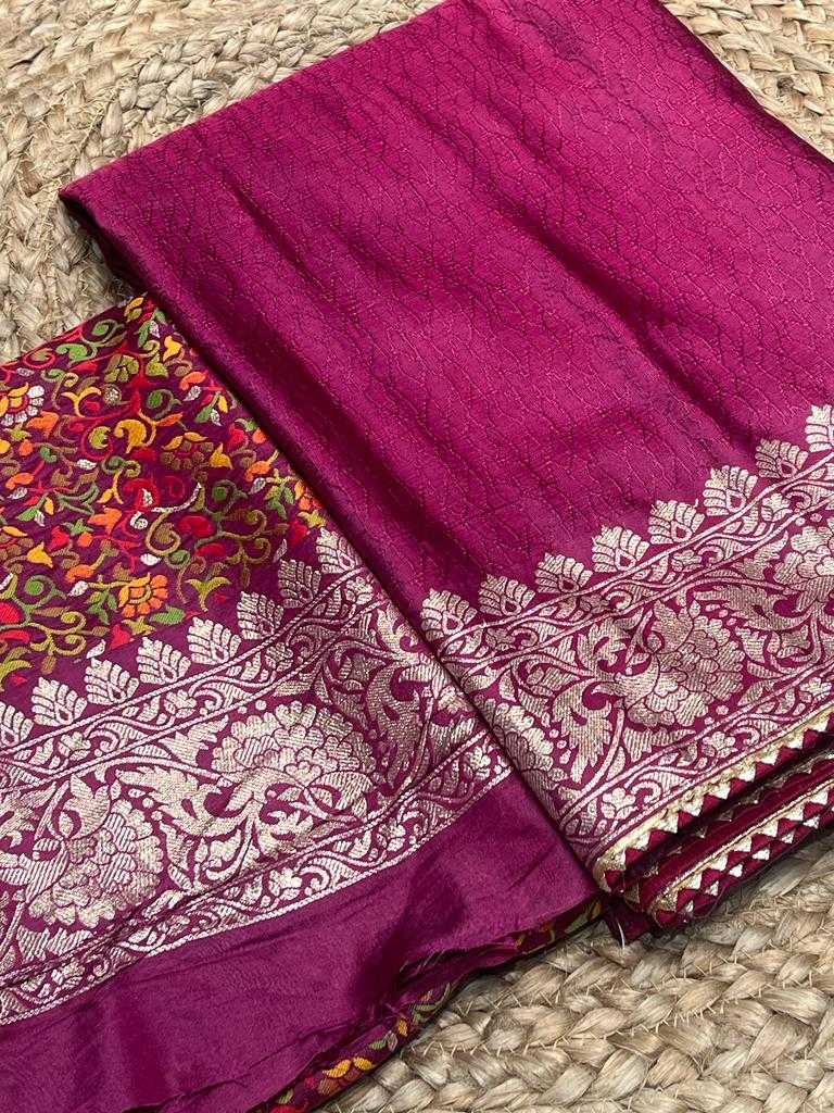 YNF SILK COTTON ANT KADHAI WHOLESALE SAREES MANUFACTURER