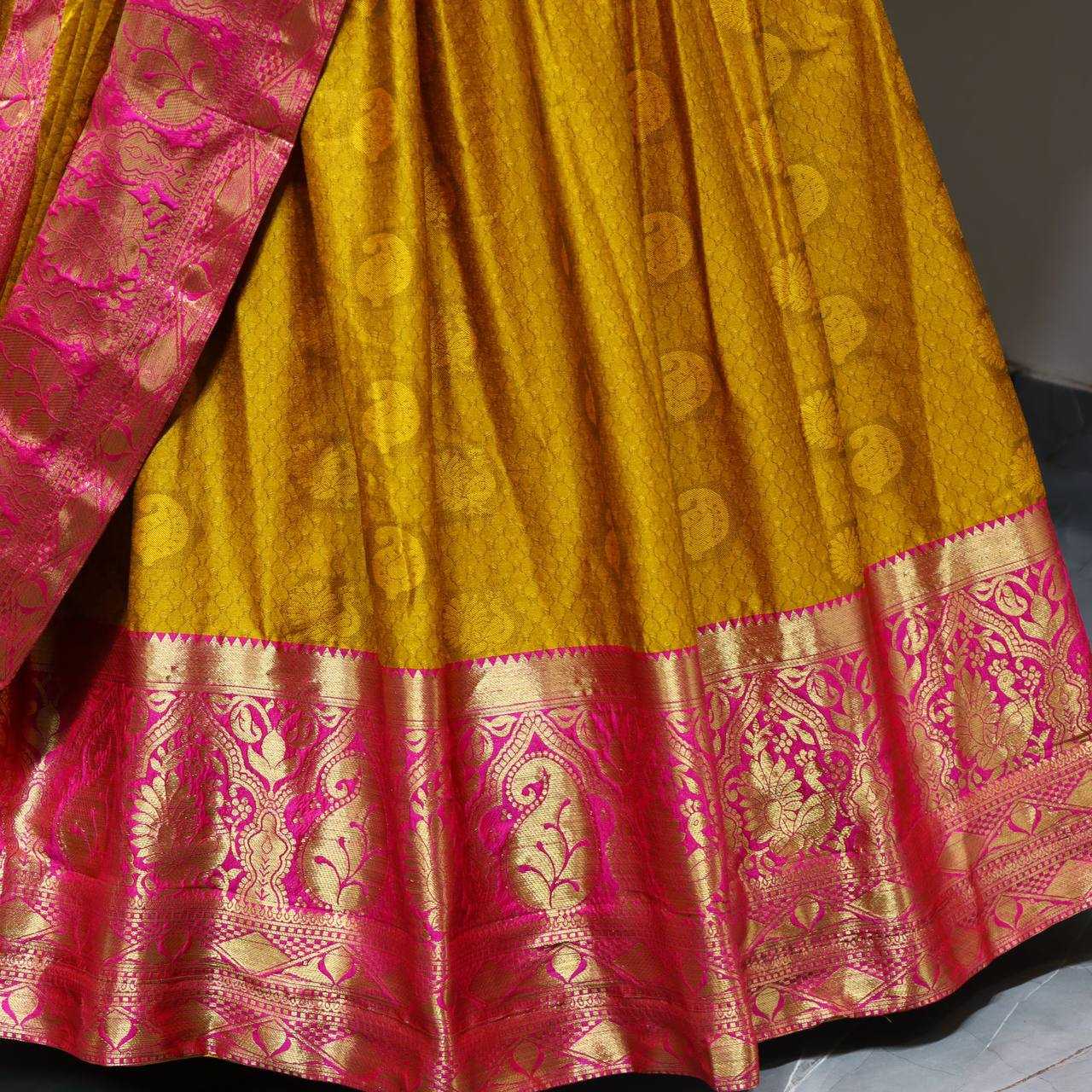 YNF SILK COTTON GRO 7097 WHOLESALE LEHENGAS MANUFACTURER     