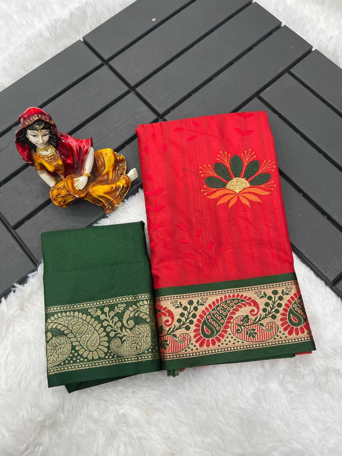 YNF SILK COTTON RUD MANGO WORK WHOLESALE SAREES MANUFACTURER         