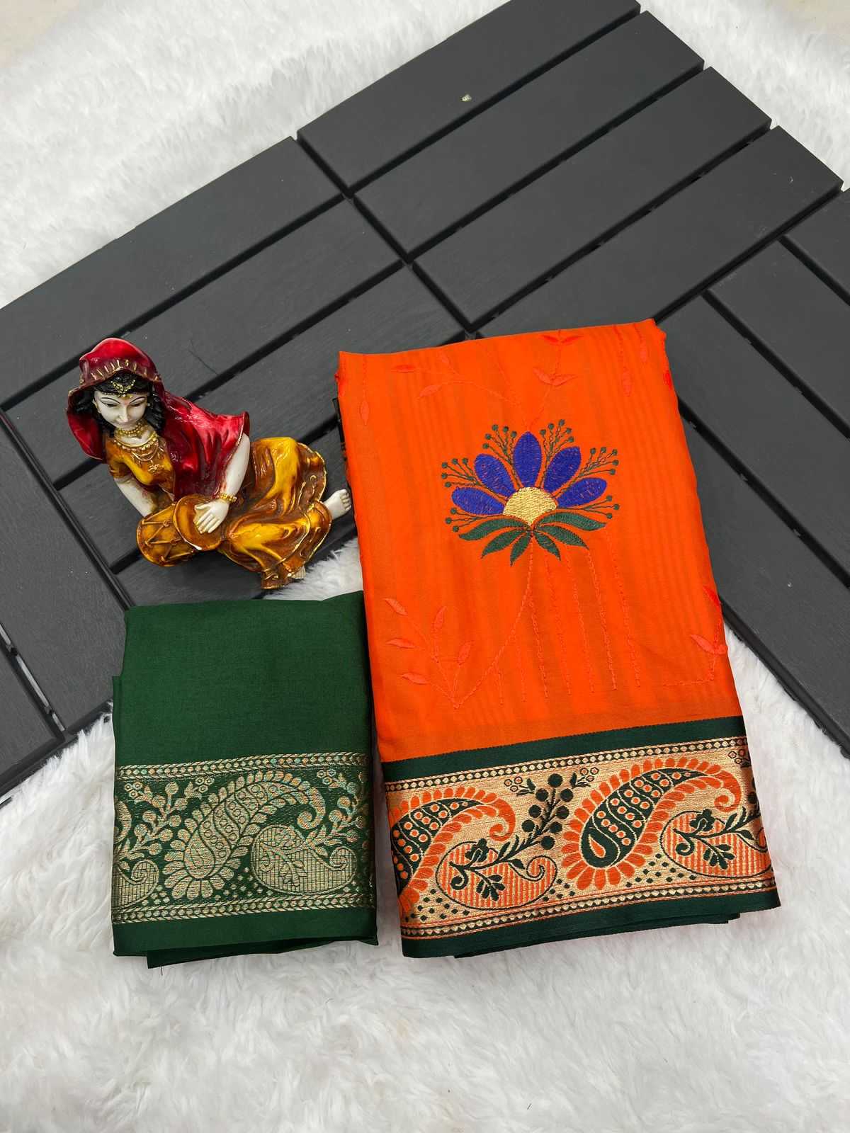 YNF SILK COTTON RUD MANGO WORK WHOLESALE SAREES MANUFACTURER         