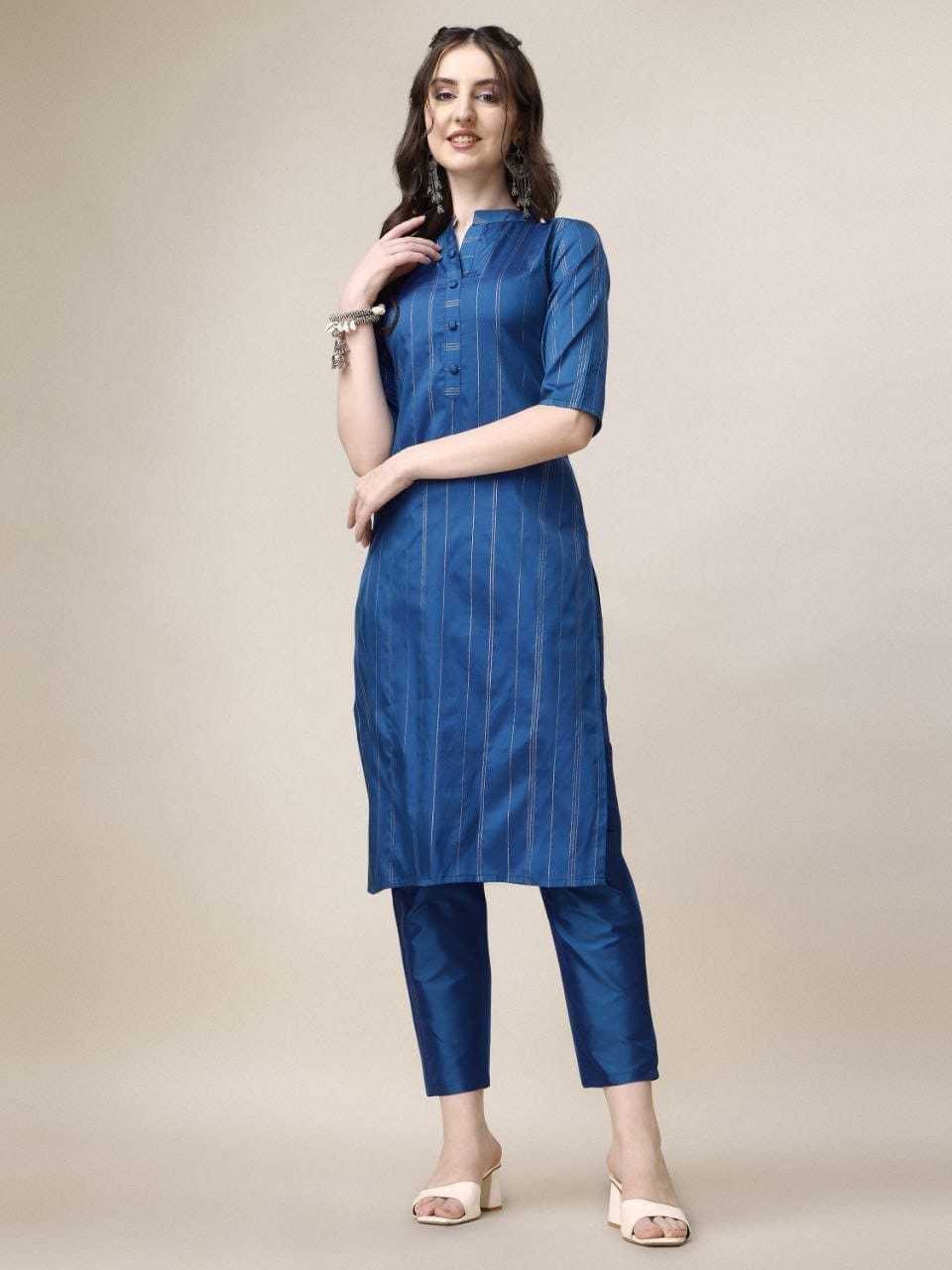 YNF ART SILK VCT 110 KURTIS WHOLESALE LONG KURTIS WITH BOTTOM  MANUFACTURER