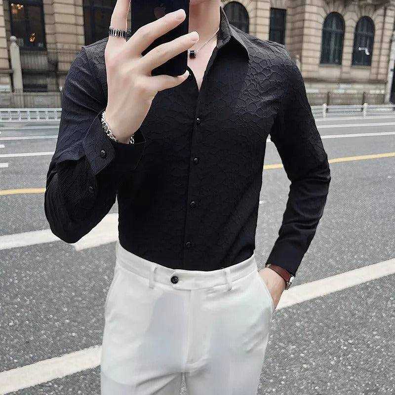 YNF CRUSH IMPORTED CSV SLEEVE MENS WEAR WHOLESALE MENS SHIRT MANUFACTURER