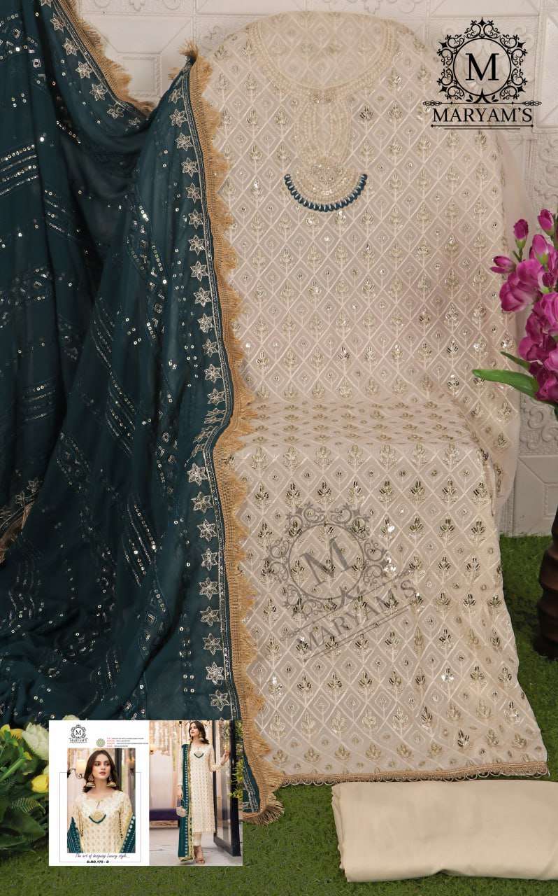 YNF FAUX GEORGETTE KAL 170 SUITS & DRESSES WHOLESALE UNSTITCHED SUITS EMANUFACTURER