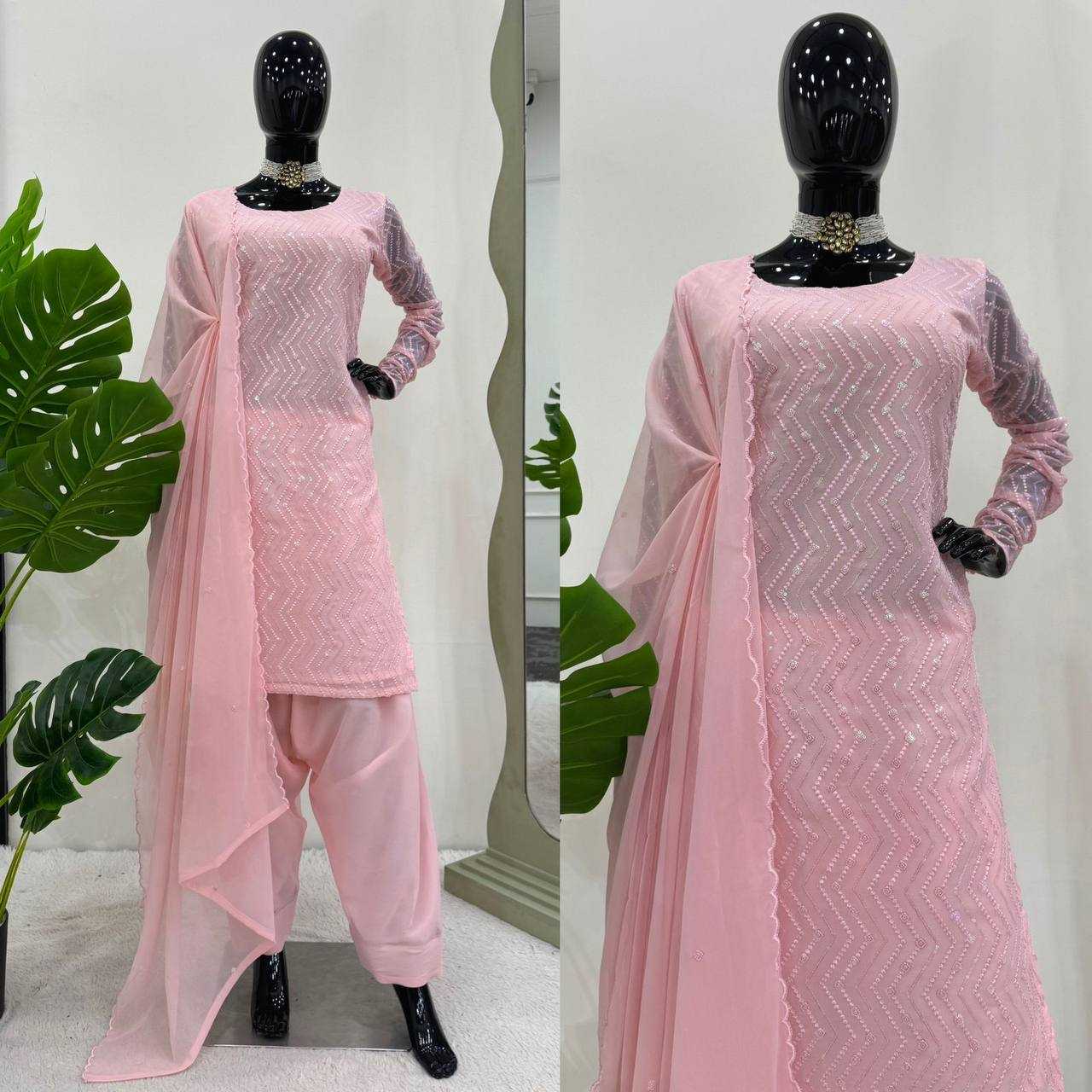 YNF FAUX GEORGETTE RIN169 5738 SUIT & DRESSES WHOLESALE LADIES DRESSES PATIALA SUITS MANUFACTURER