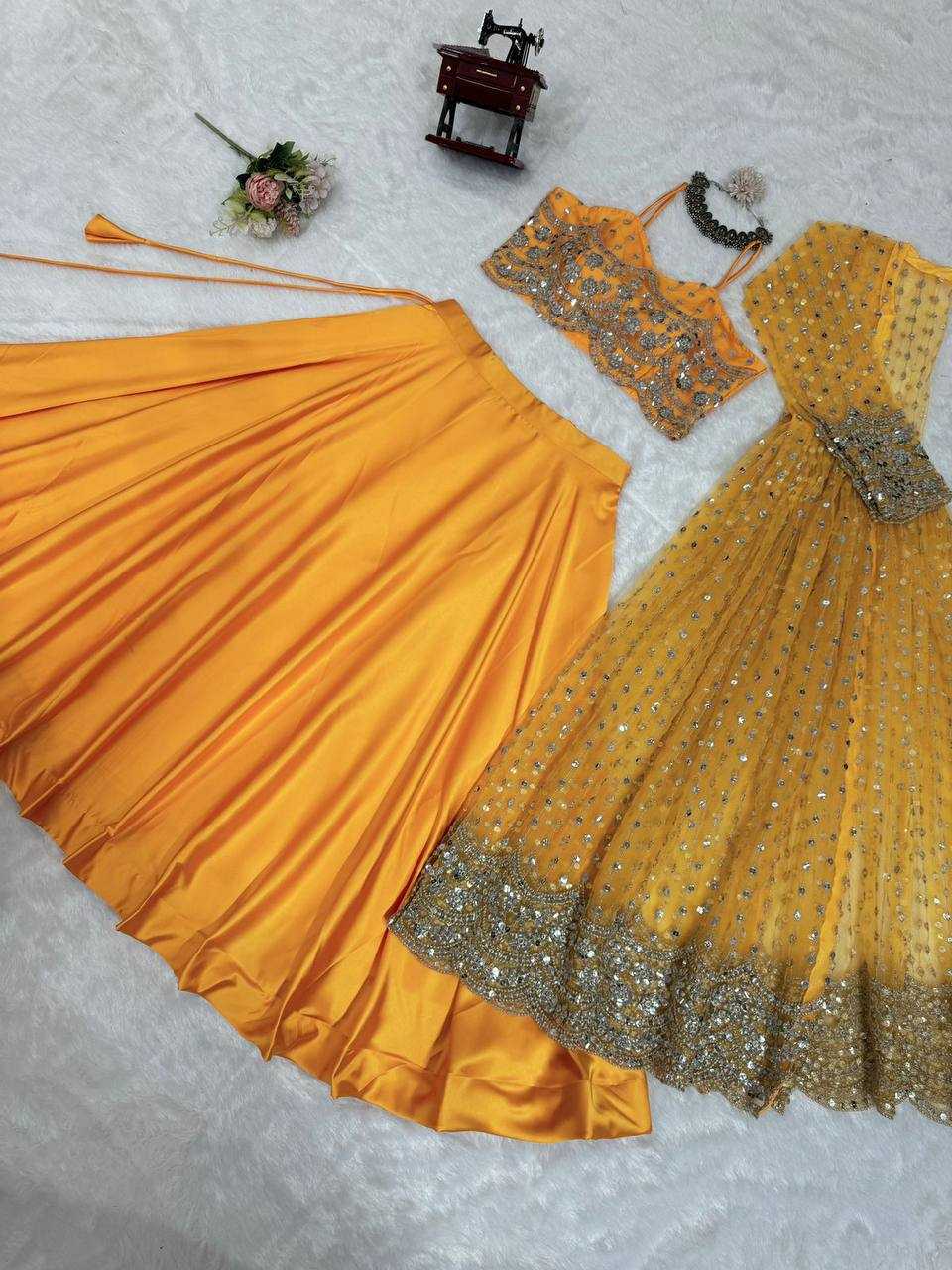 YNF JAPAN SARTIN RIN162 275 LEHENGAS WHOLESALE DESIGNER FANCY TRADITIONAL LEHENGA MANUFACTURER   