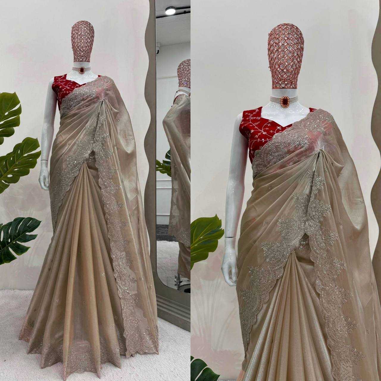 YNF JIMMY CHOO RIN133 500 SAREES WHOLESALE JIMMY CHOO PARTY WEAR FANCY RAKHI SAREES MANUFACTURER   