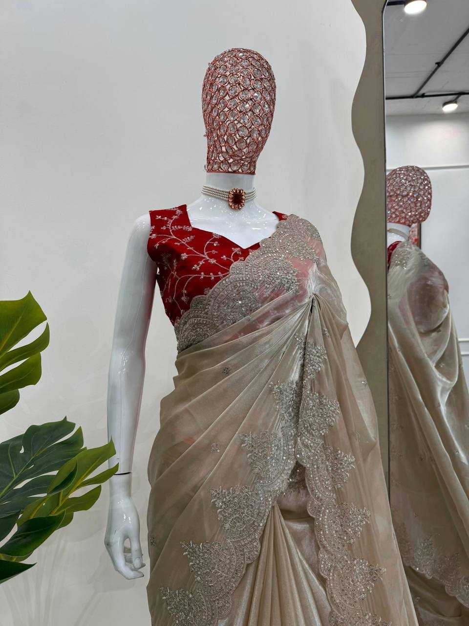 YNF JIMMY CHOO RIN133 500 SAREES WHOLESALE JIMMY CHOO PARTY WEAR FANCY RAKHI SAREES MANUFACTURER   