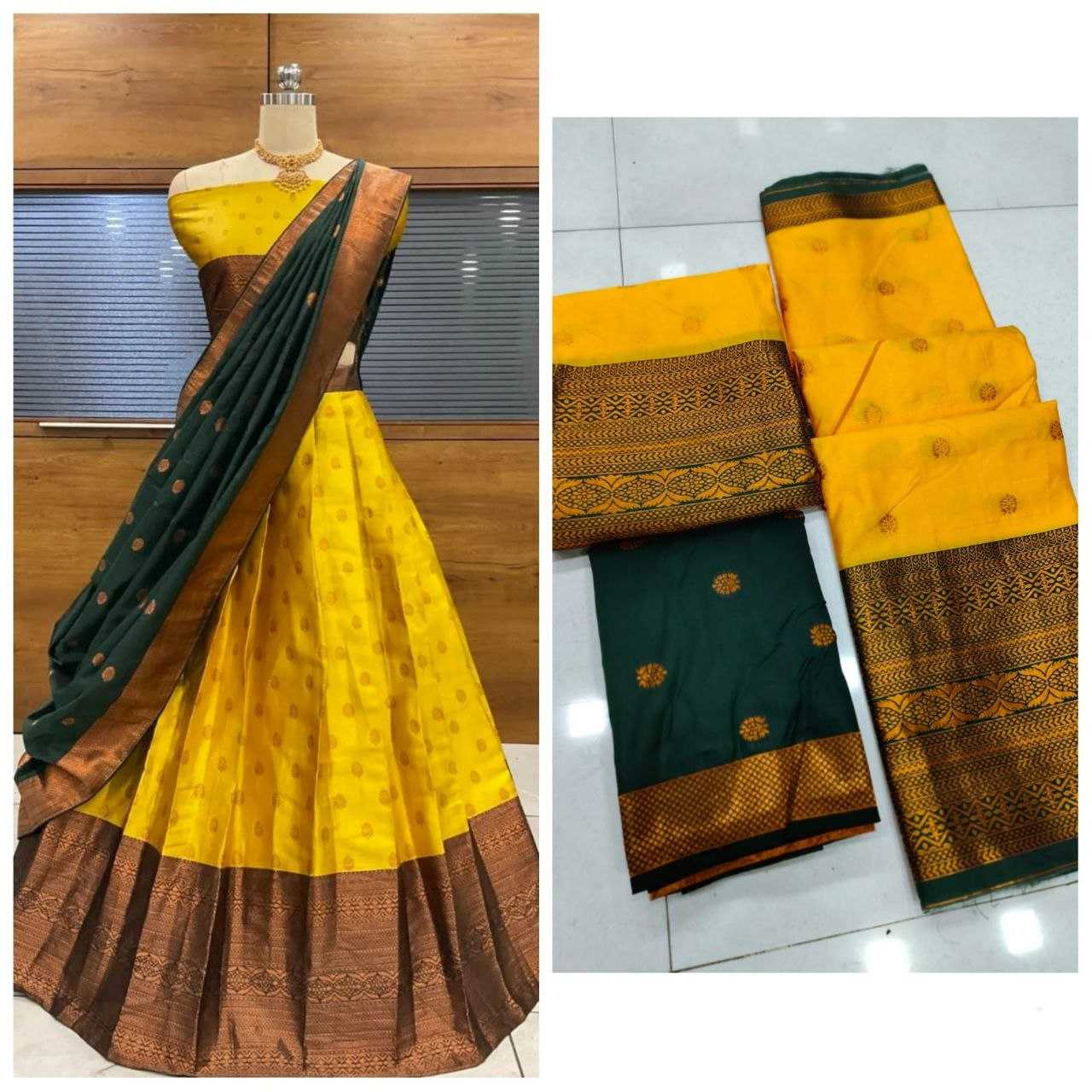 YNF KANJIVARAM SILK RPVR ARRIVLAS WHOLESALE LEHENGAS MANUFACTURER     