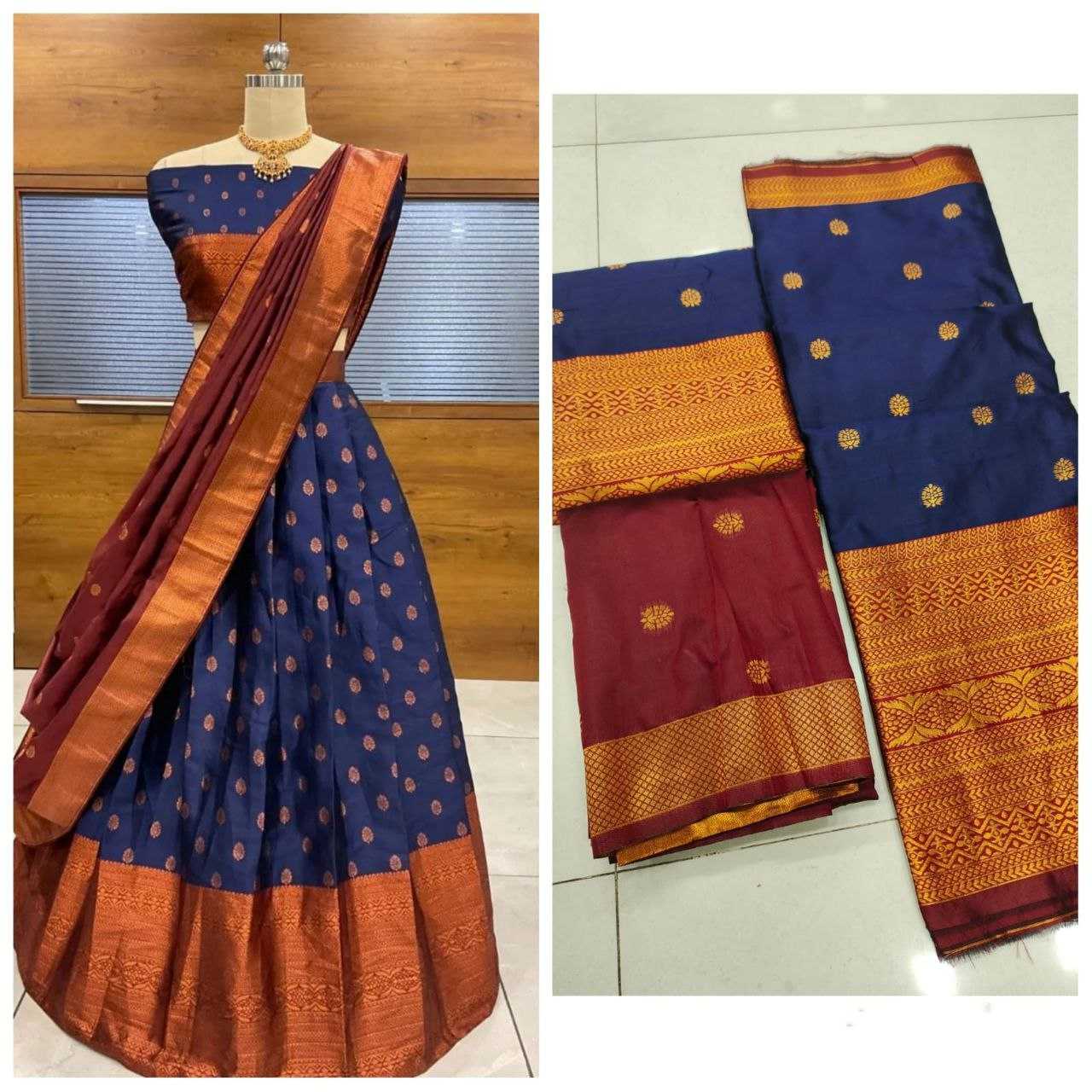 YNF KANJIVARAM SILK RPVR ARRIVLAS WHOLESALE LEHENGAS MANUFACTURER     