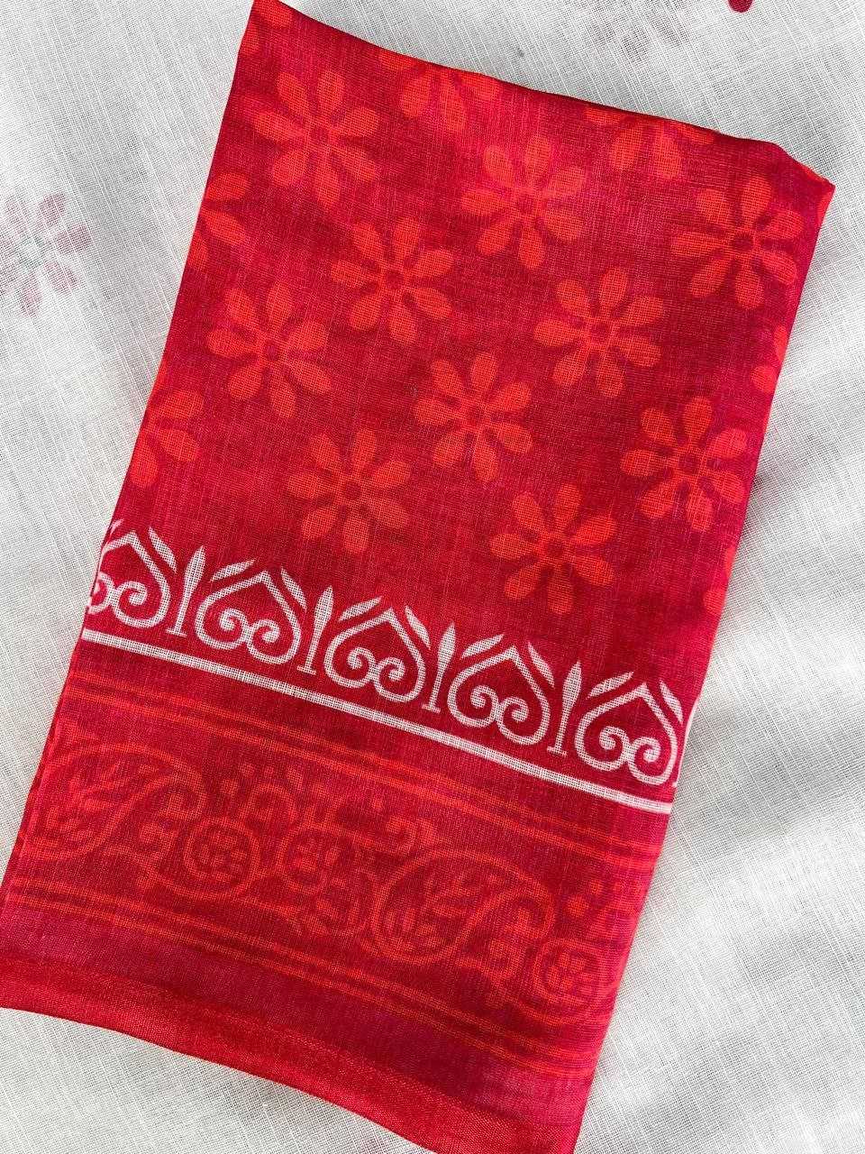 YNF LINEN RMA 449 SAREES WHOLESALE PRINTED SAREES MANUFACTURER