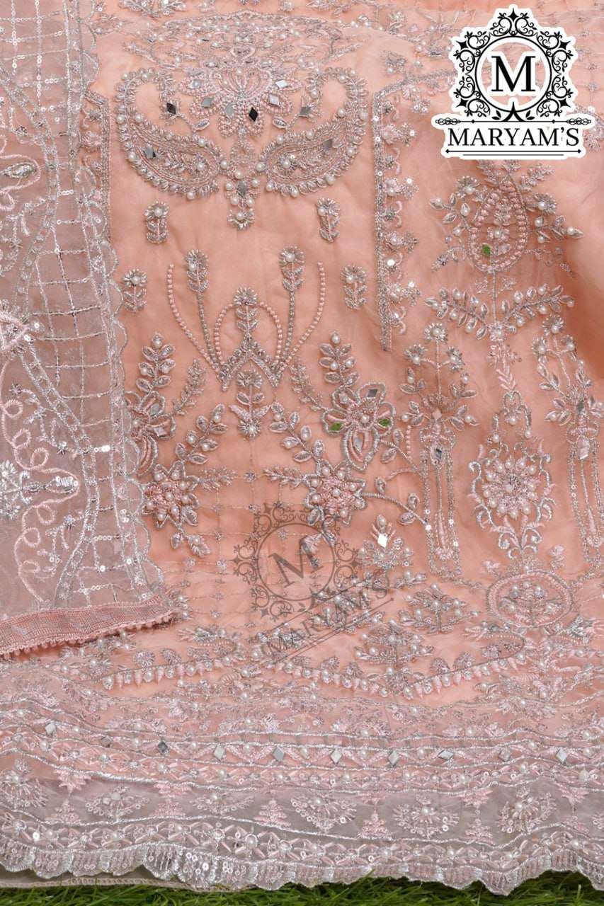 YNF ORGANZA KAL 165 SUITS & DRESSES WHOLESALE UNSTITCHED SUITS EMANUFACTURER