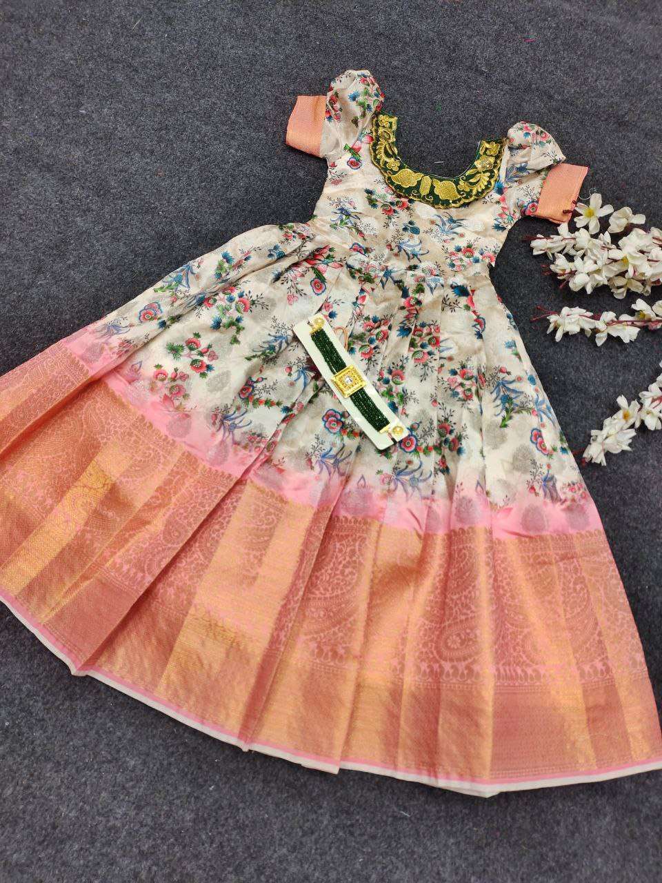 YNF PURE SILK RPVR STICHED KIDS WEAR WHOLESALE KIDS WEAR EMANUFACTURER