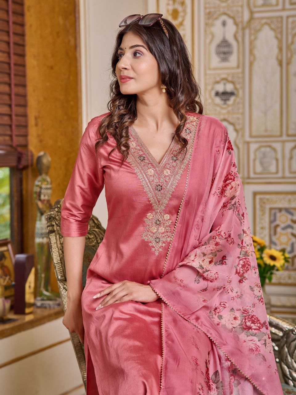 YNF PURE VISCOS SMC 105 SUITS & DRESSES WHOLESALE LADIES DRESSES MANUFACTURER 