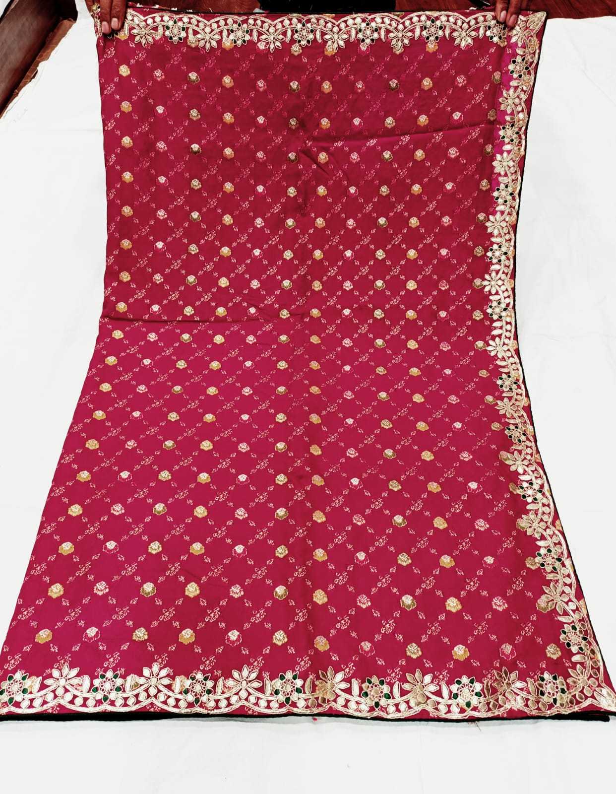 YNF RUSSIAN SILK RJK RUSSIAN SAREES WHOLESALE LADIES GOTA PATTI SAREES MANUFACTURER              