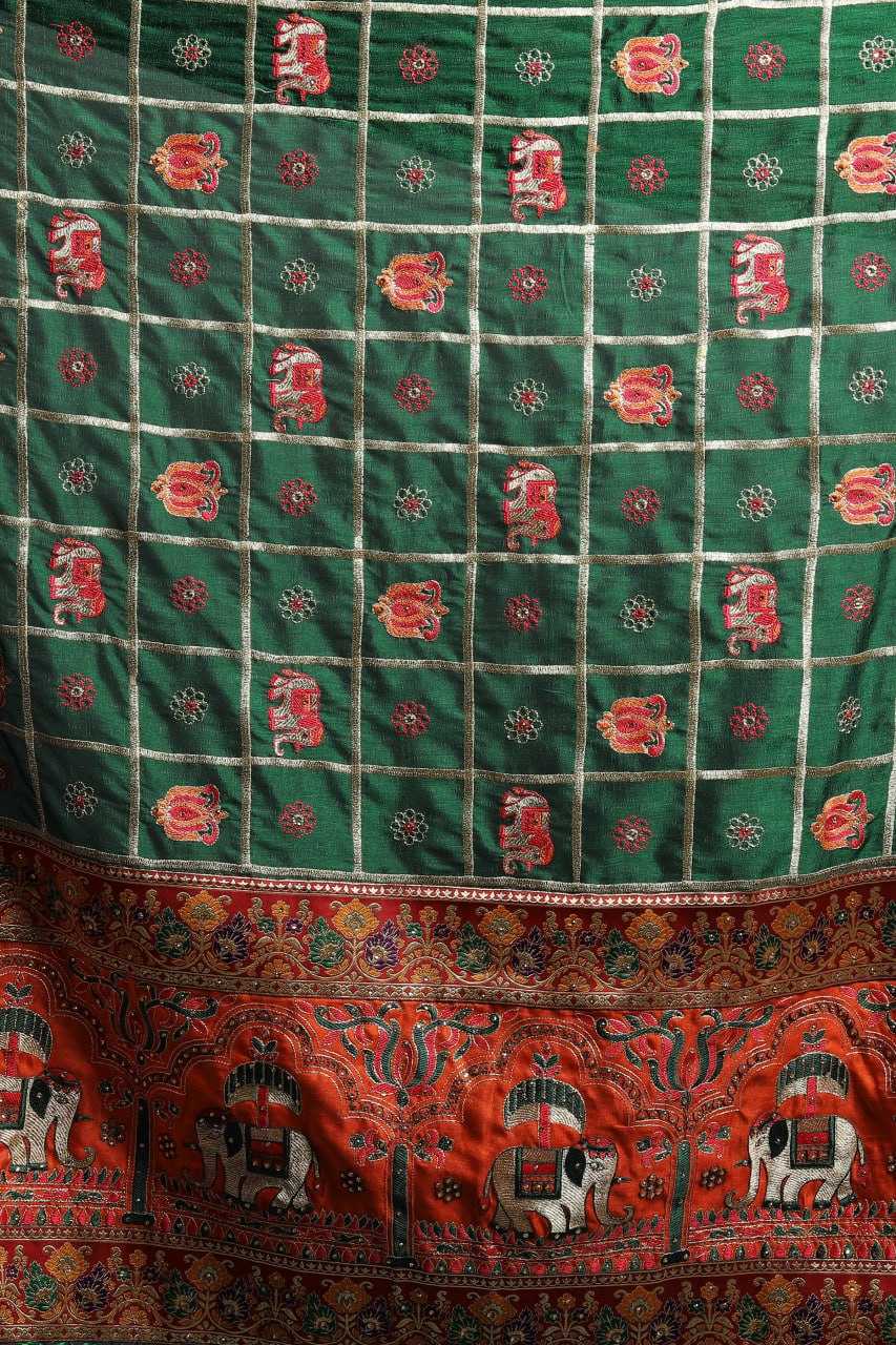 YNF SOFT SILK RSC 109 SAREES WHOLESALE GHARCHOLA EMBROIDERY WORK SAREES EMANUFACTURER