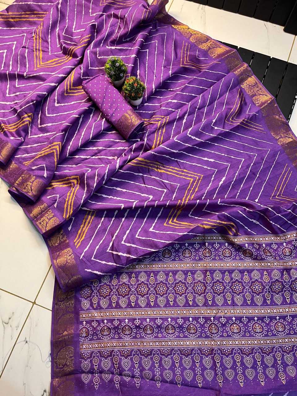 YNF TUSSAR SILK RWC 34 SAREE WHOLESALE DESIGNER,PRINTED,LEHERIYA  SRAEE MANUFACTURER