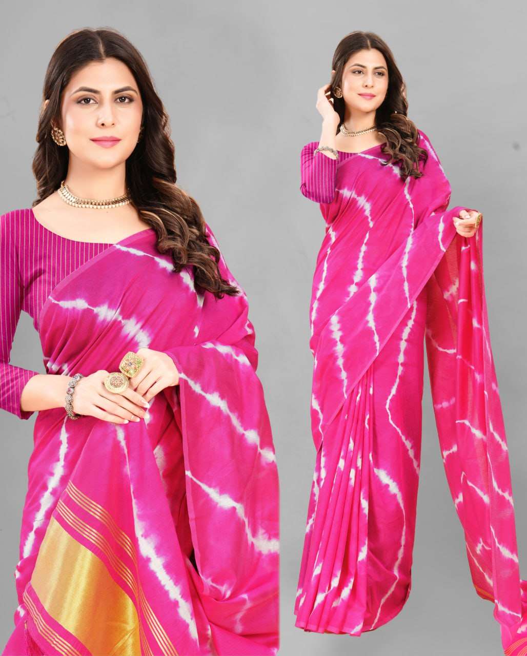 YNF BANDHANI SILK SRRT SHIBORI2 SAREES WHOLESALE PRINTED LADIES BANDHANI BANDHEJ SAREES MANUFACTURER