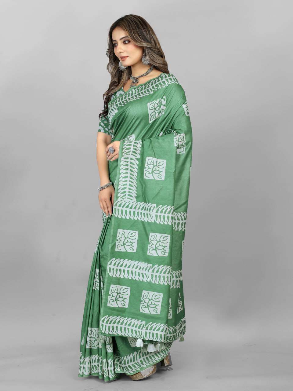 YNF BATIK SRRT HAND WAX BATIK2 SAREES WHOLESALE PRINTED LADIES BATIK SAREES MANUFACTURER