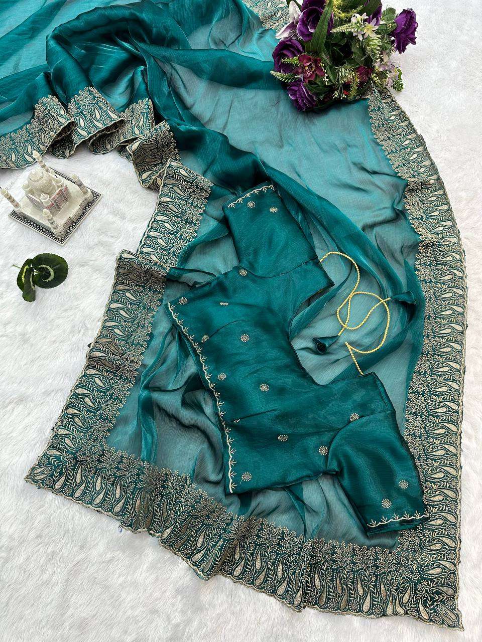 YNF BURBERRY SILK RST 475 SAREES WHOLESALE FANCY LACE BORDER SAREES MANUFACTURER