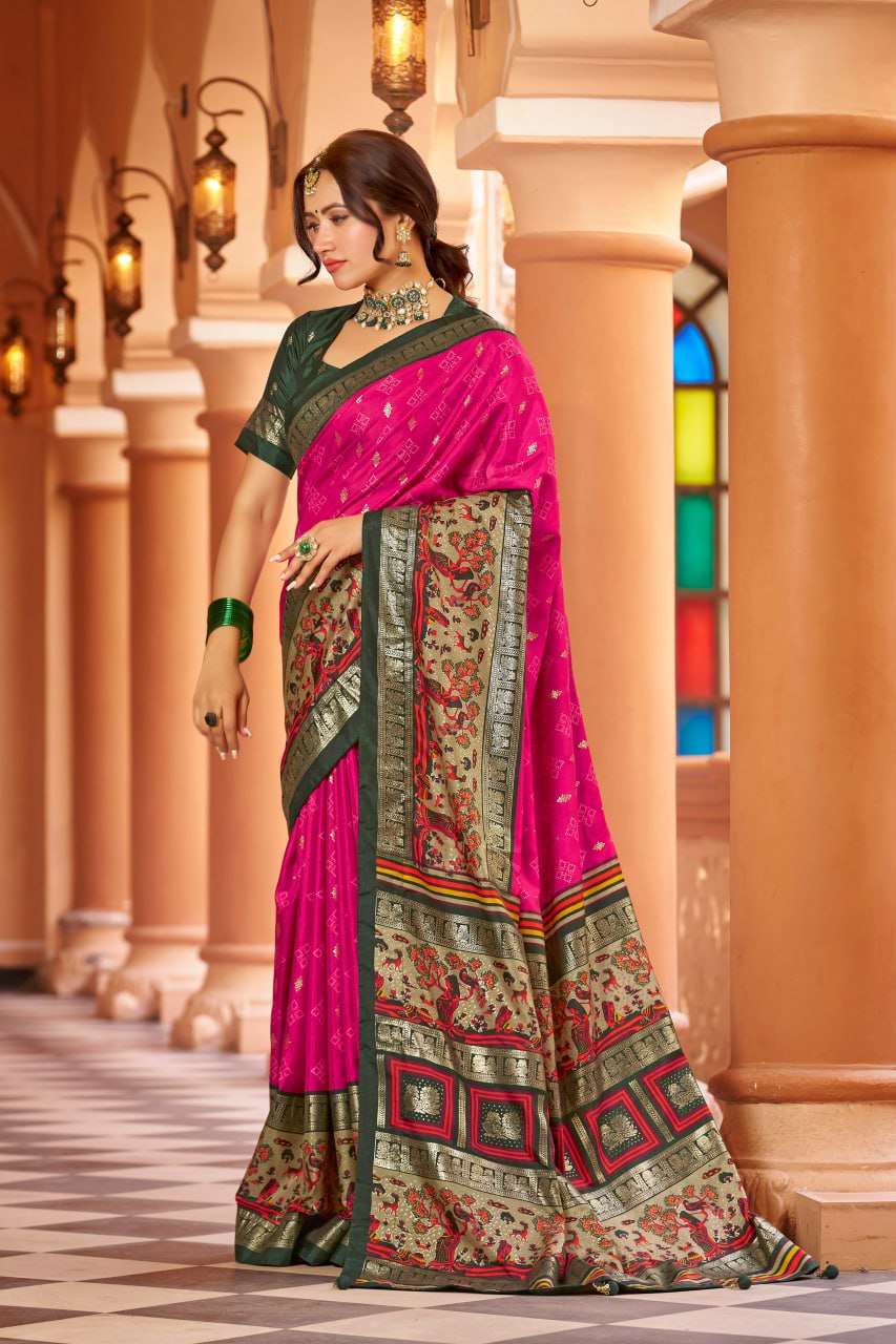 YNF DOLA SILK RHO DULHAN SILK SAREES WHOLESALE SOFT SILK TRADITIONAL PRINTED SILK SAREES MANUFACTURER