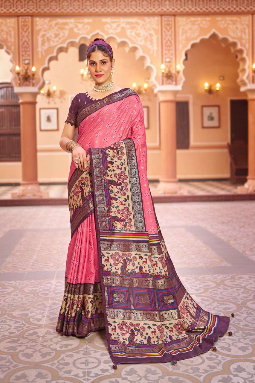 YNF DOLA SILK RHO DULHAN SILK SAREES WHOLESALE SOFT SILK TRADITIONAL PRINTED SILK SAREES MANUFACTURER