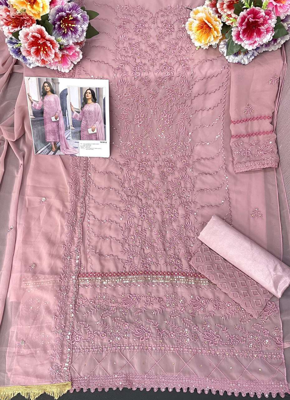 YNF FAUX GEORGETTE KSB 1030 SUITS & DRESSES WHOLESALE UNSTITCHED SUITS MANUFACTURER 