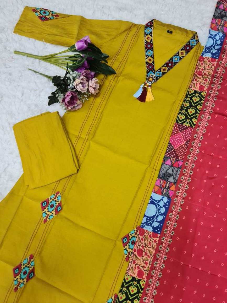 YNF HEAVY ROMAN SILK SMC KAJRI SUITS & DRESSES WHOLESALE DRESSES LADIES SILK SUITS MANUFACTURER 