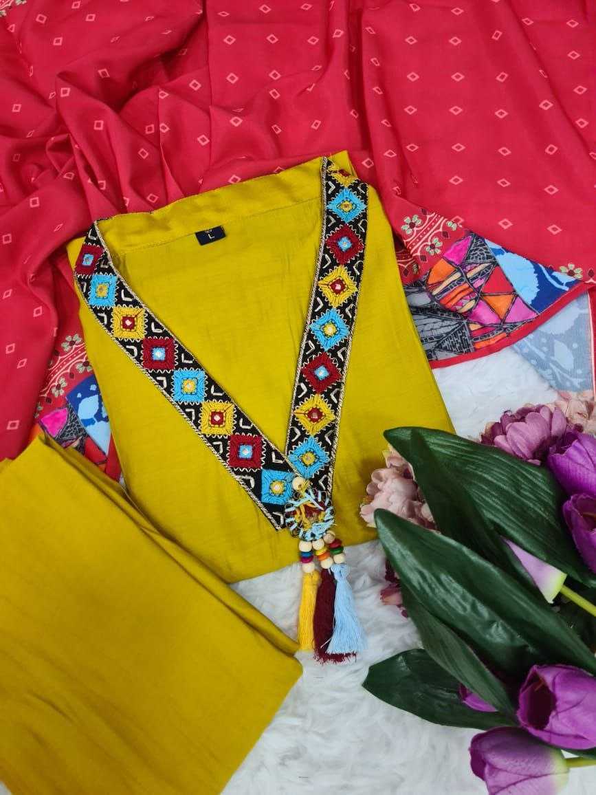 YNF HEAVY ROMAN SILK SMC KAJRI SUITS & DRESSES WHOLESALE DRESSES LADIES SILK SUITS MANUFACTURER 