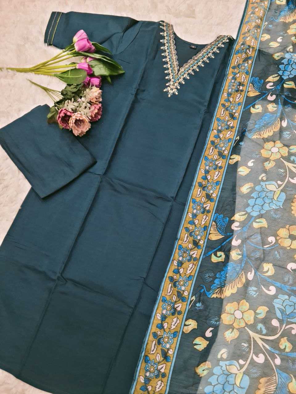 YNF HEAVY ROMAN SILK SMC MALVIKA SUITS & DRESSES WHOLESALE LADIES EMBROIDERY LADIES SALWAR SUITS MANUFACTURER