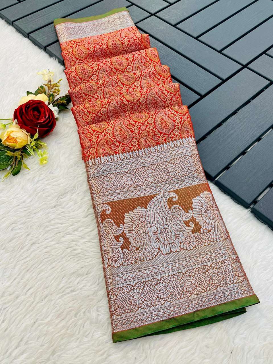 YNF KANJIVARAM SILK RVV 19 SILK SAREES WHOLESALE KANJEEVARAM SOFT SILK PATTU SAREES MANUFACTURER