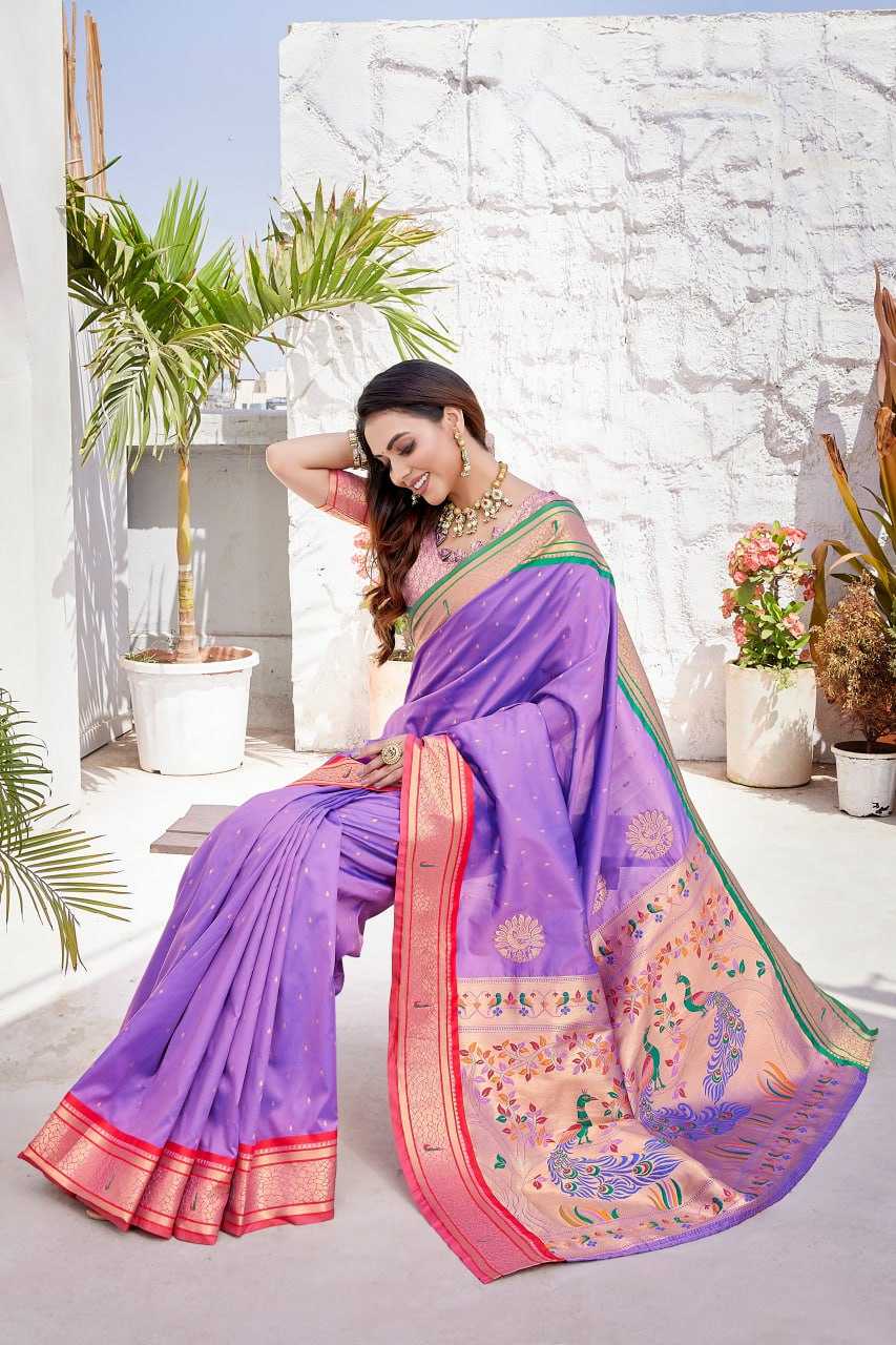 YNF PAITHANI SILK RHO sonpari-2 SILK SAREES WHOLESALE PAITHANI SAREES MANUFACTURER