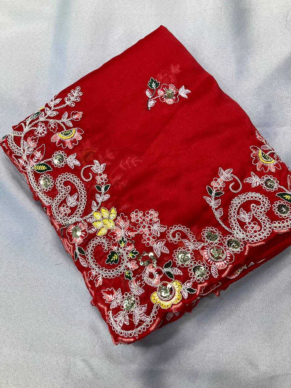 YNF RANGOLI SILK RVL RAJVI SAREES WHOLESALE PARTY WEAR FANCY EMBROIDERED SAREES MANUFACTURER