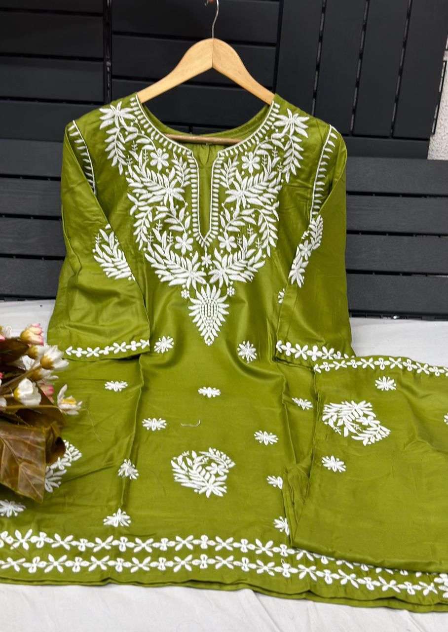 YNF RAYON KMD 40 KURTIS WHOLESALE RAYON KURTIS WITH BOTTOM EMBROIDERED KURTIS MANUFACTURER